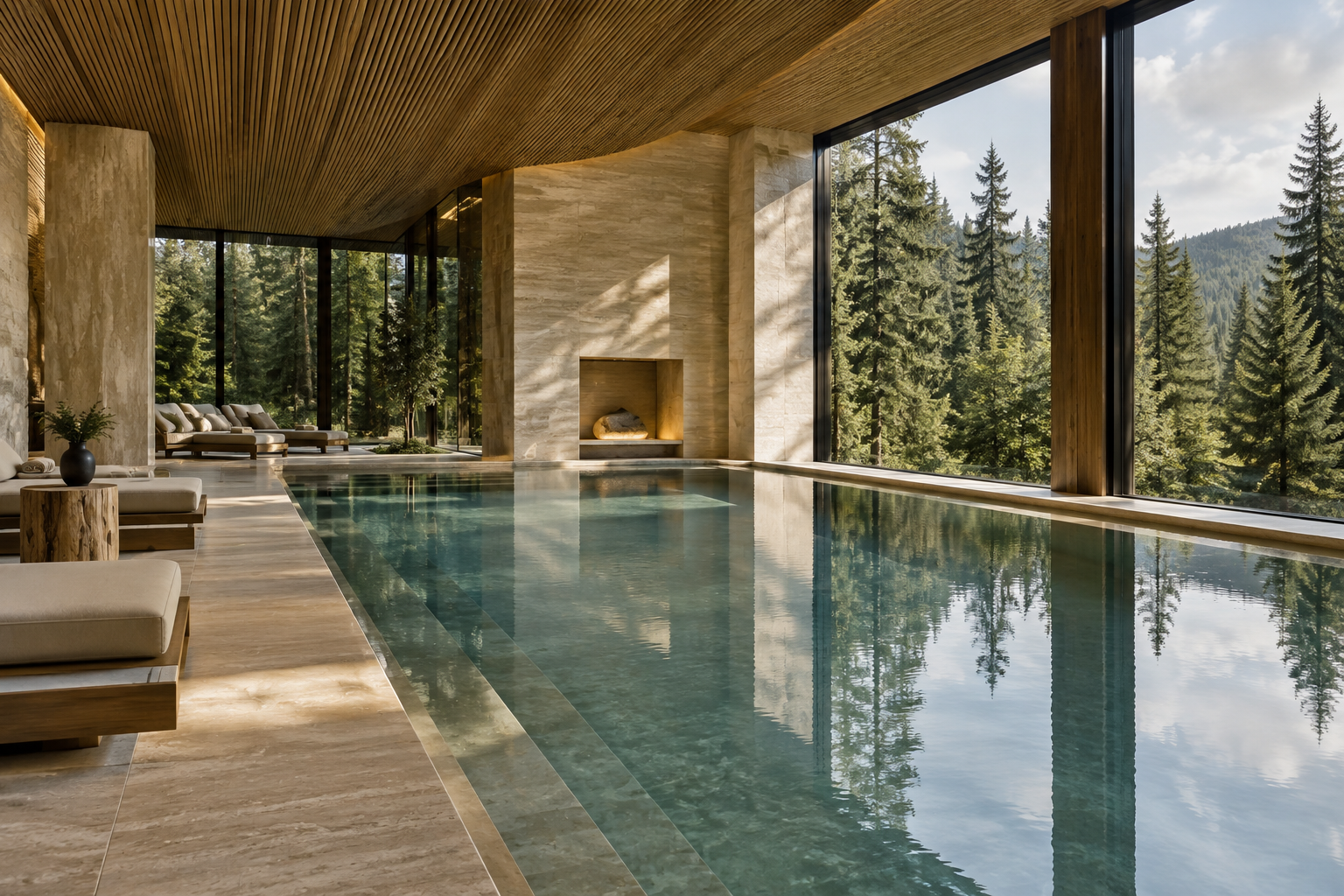 SPA готелю з видом на ліс
